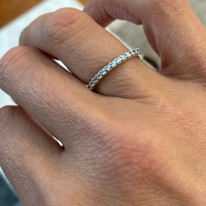 Silver Rope Bands Ring Pandora